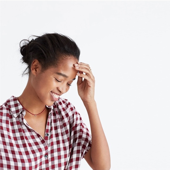 Madewell Central Shirt in Gingham Check - Picture 3 of 5
